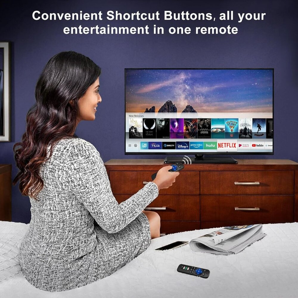 Universal Black Remote Control Set - 2 Pack - Picture 6 of 8